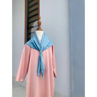 Áo dài truyền thống cho bé gái tặng kèm KHĂN MỎ QUẠ chất lụa ngọc trai