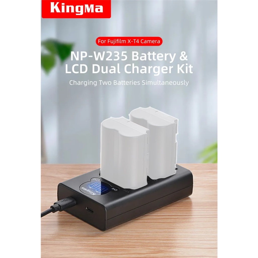 Fujifilm W235 DL cao 2400 mAh | Pin và Sạc máy ảnh GFX50Sii XT4 XT5 XH2 XS20 GFX100S XH2s GFX50S Fujifilm W235s NP-W235