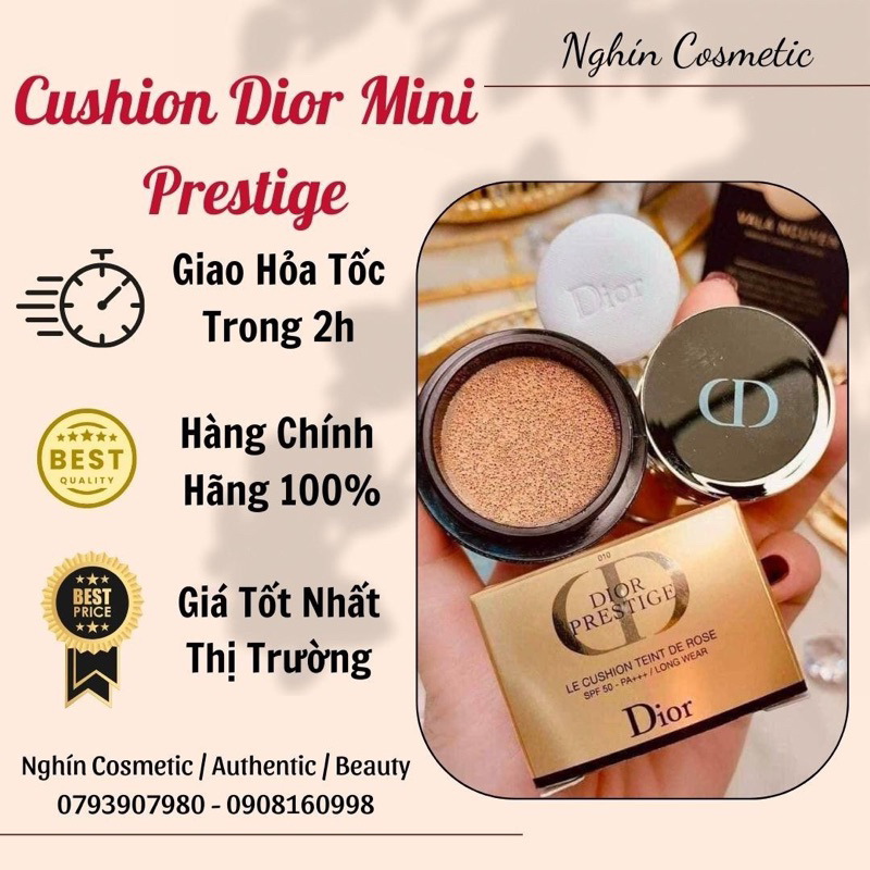 Cushion Dior Mini Prestige Le Cushion Teint De Rose SPF50+