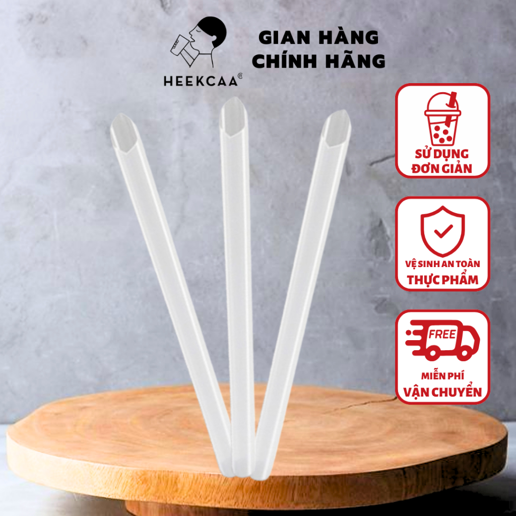 Ống hút trà sữa có màng bọc Combo 3 chiếc