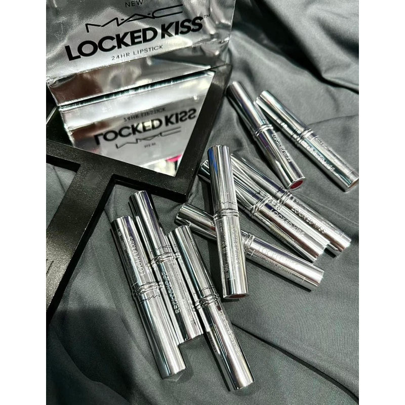 Son thỏi MAC Locked Kiss 24H Lipstick lì lâu trôi mẫu mới