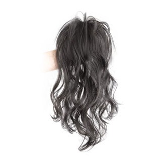 Tóc giả đuôi ngựa xoăn gợn sóng thác nước dài 30cm - tóc giả kẹp ngoạm xoăn cho nữ trẻ trung năng động