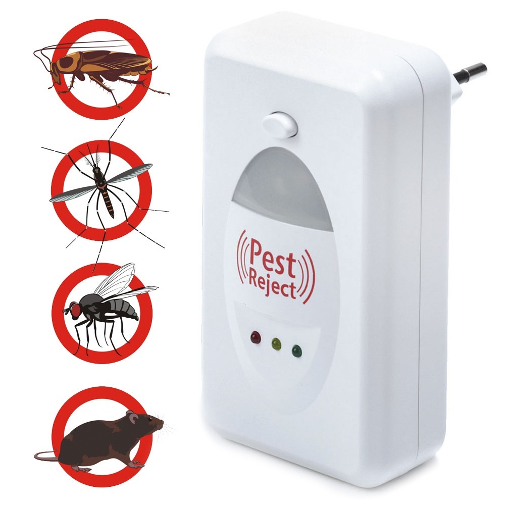 Thiết Bị Đuổi Côn Trùng Pest Reject - Máy Đuổi Côn Trùng  Bằng Sóng Âm An Toàn Không Độc Hại AYUMO Store