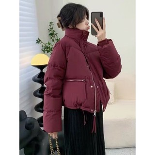 Áo khoác phao nữ quảng châu, dáng ngắn - ảnh thật