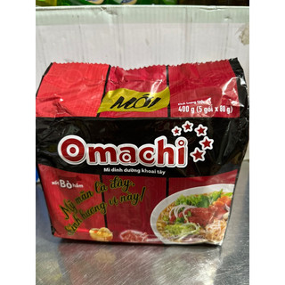 Combo 5goi mi omachi vị bò 80g