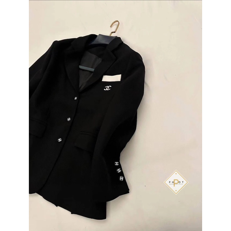 Áo Khoác Vest Chà Neoo Thêu Lưng Siu Cấp