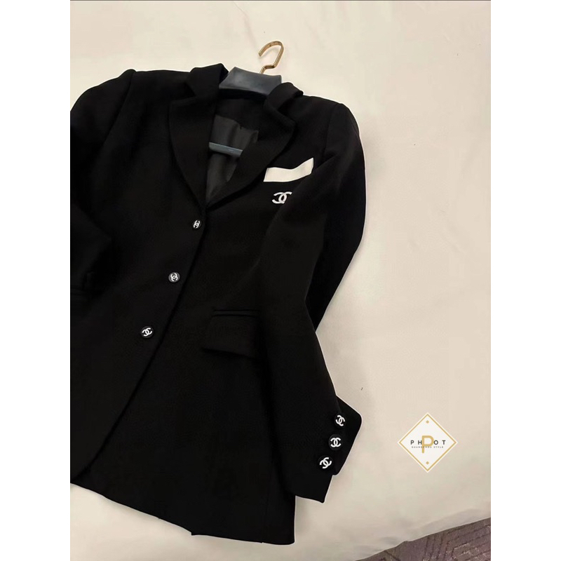 Áo Khoác Vest Chà Neoo Thêu Lưng Siu Cấp