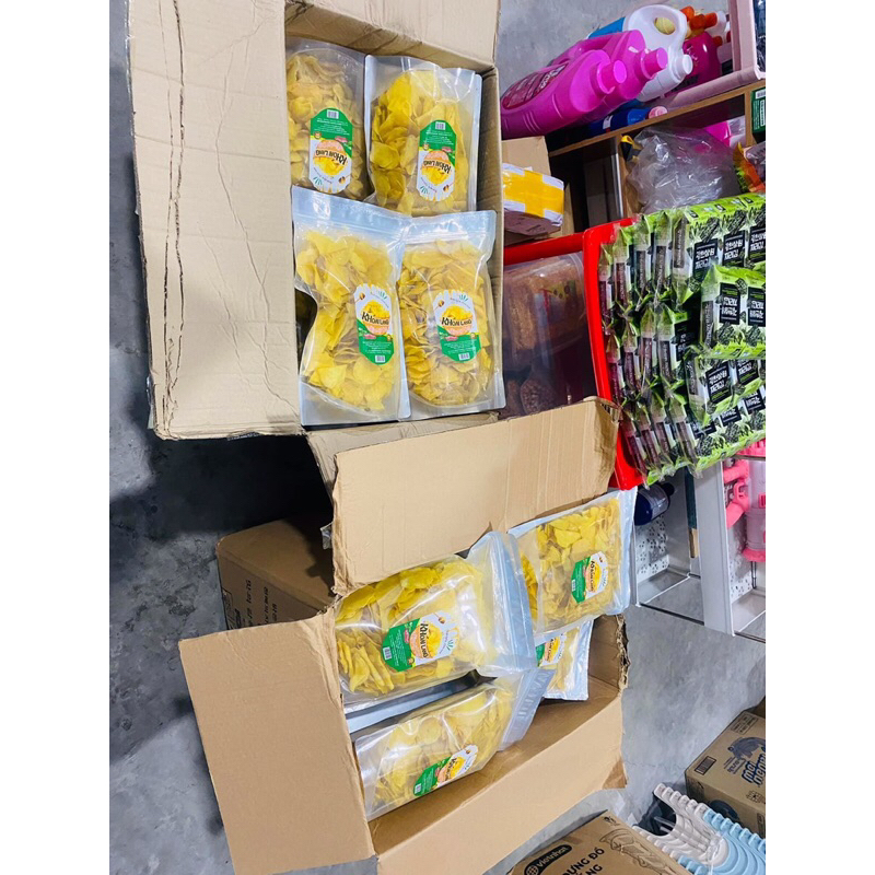 Khoai sấy đà Lạt thơm ngon giòn rụm bịch 450g date mới