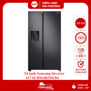 Tủ lạnh Samsung Inverter 617 lít RS64R5301B4 - Hàng chính hãng (Bảo hành 24 tháng)