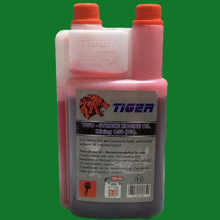 Nhớt tiger đỏ dùng cho động cơ 2 thì| chai 1l