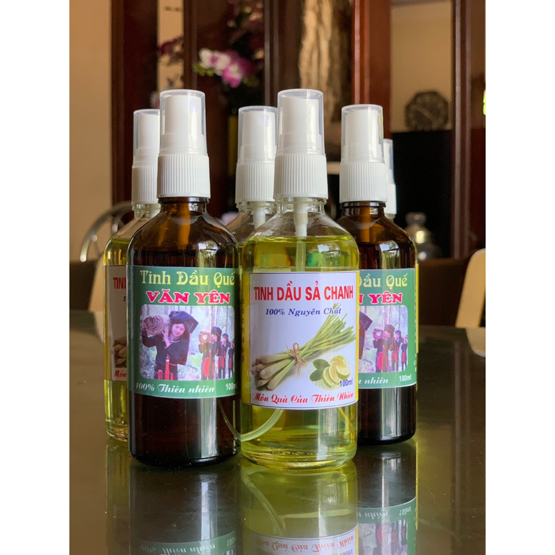 Combo Tinh Dầu Xả Chanh, Tinh Dầu Quế