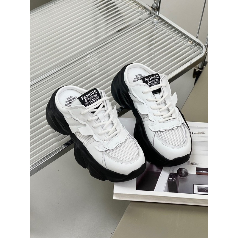 Sục thể thao nữ đế bánh mỳ màu hồng mới hót năm 2023- Kèm video thật