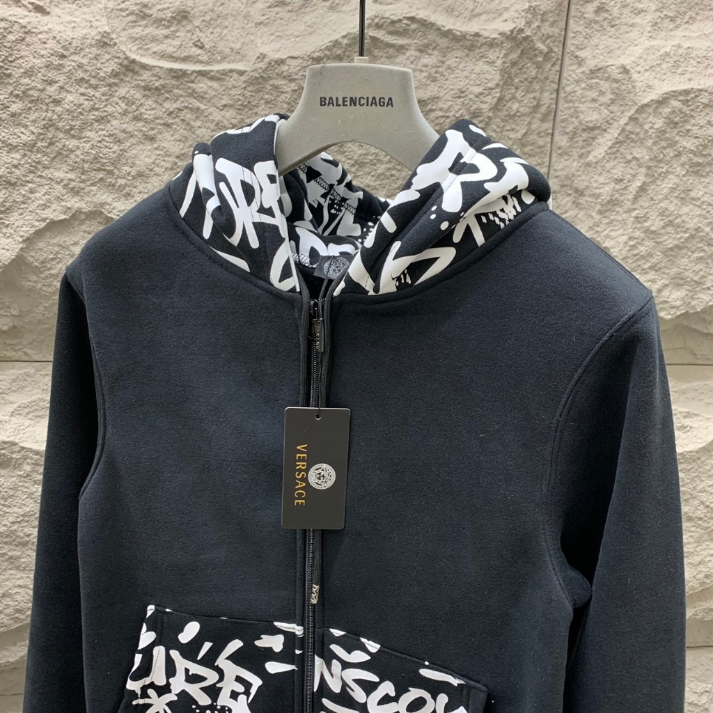 Áo Nỉ Hoddie Vơ Sa Cơ Hoạ Tiết Sắc Nét Hottrend