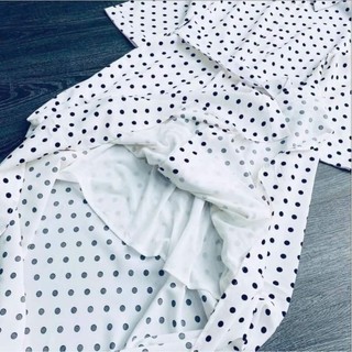 Đầm, váy chấm bi Mango xuất dư