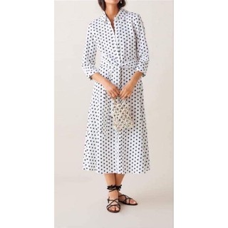 Đầm, váy chấm bi Mango xuất dư