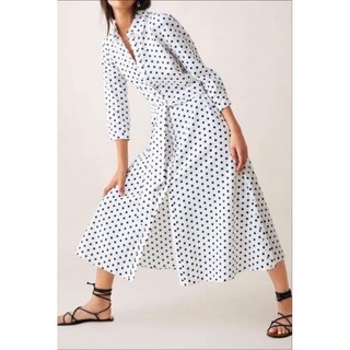 Đầm, váy chấm bi Mango xuất dư