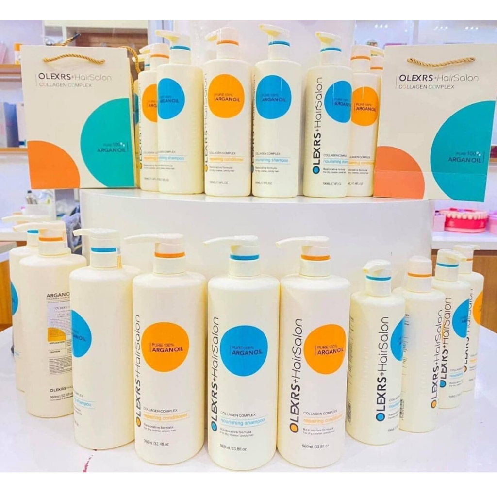 Dầu gội Olexrs Collagen Chính Hãng giảm rụng gàu tóc