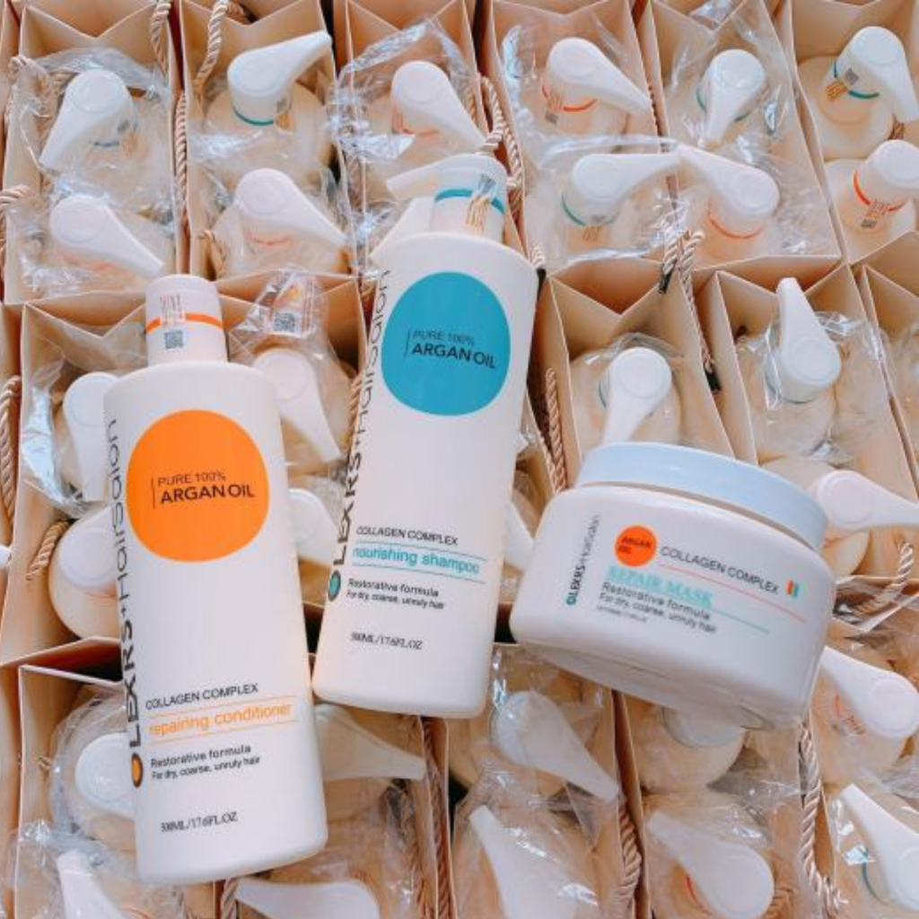 Dầu gội Olexrs Collagen Chính Hãng giảm rụng gàu tóc