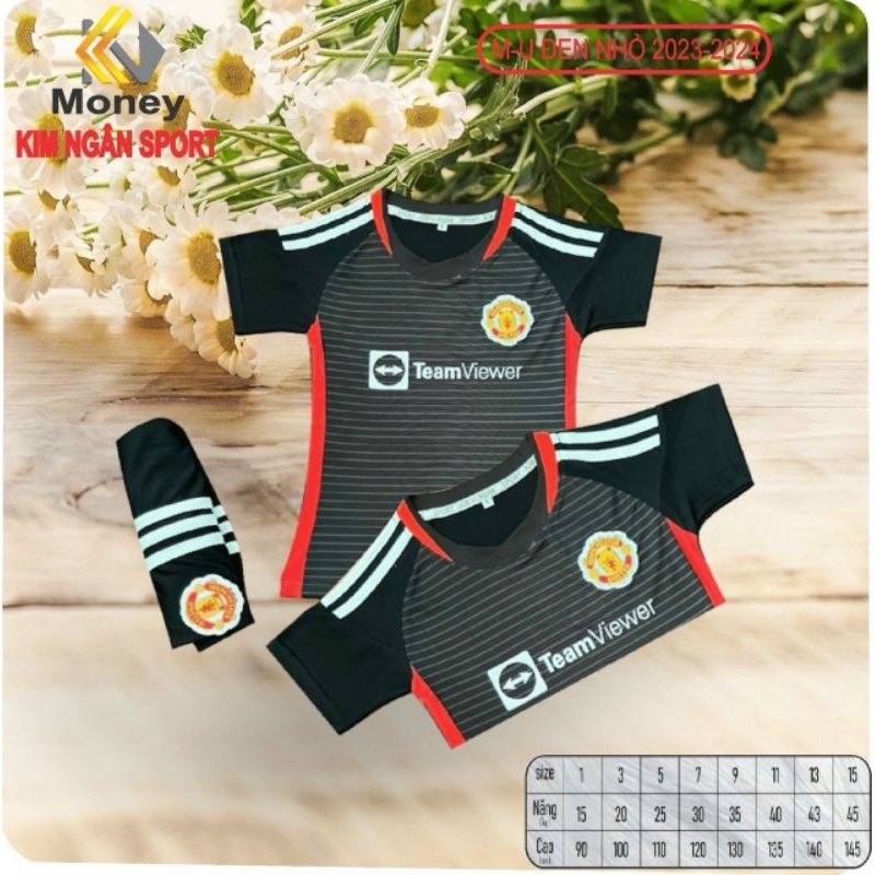 Bộ thể thao bóng đá in tên số theo yêu cầu