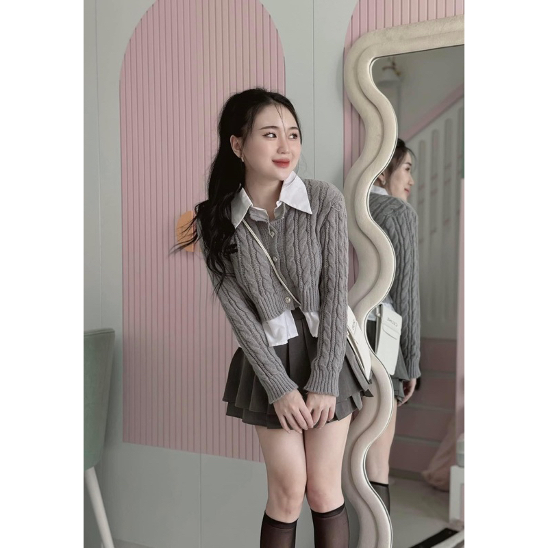 ÁO SOMI MIX LEN NGOÀI