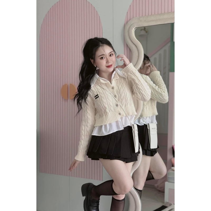 ÁO SOMI MIX LEN NGOÀI