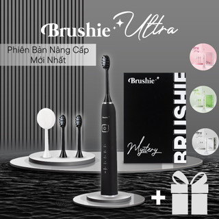[Tặng 3 Quà] BRUSHIE ULTRA Bàn Chải Điện Sonic x Rửa Mặt, 5 Chế độ, Rung 42.000,Pin 1200mAh, Bảo Hành chính hãng 1 năm