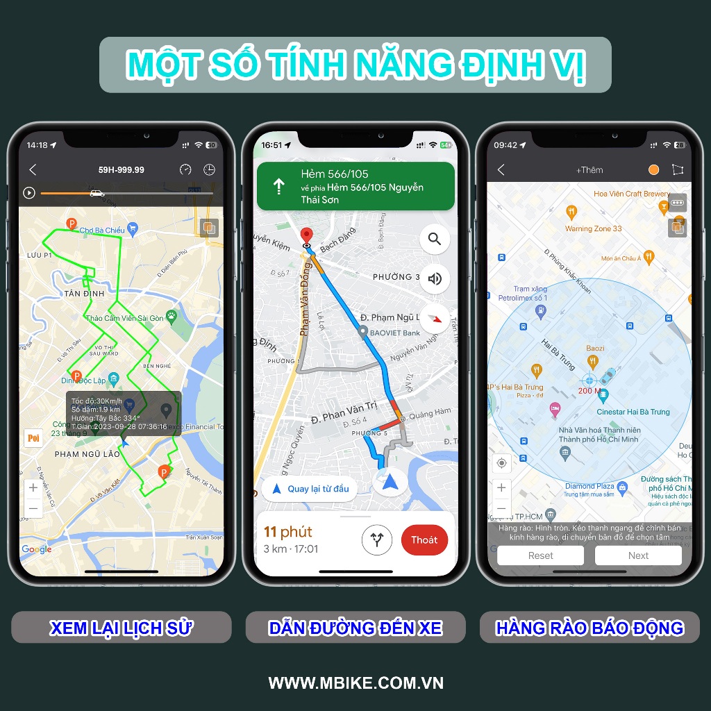 Định Vị Xe Máy Ô Tô MB-11R Cao Cấp - Siêu Chính Xác - Ứng Dụng Miễn Phí - Bảo Hành 12 Tháng