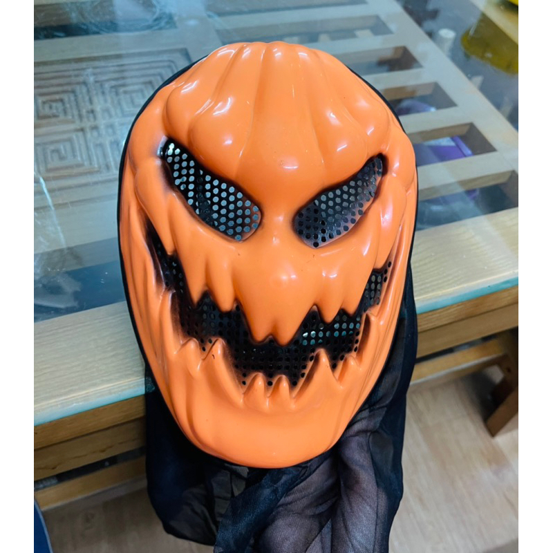 Mặt nạ bí ngô hoá trang halloween / mặt nạ bí ngô chơi HALOWEEN
