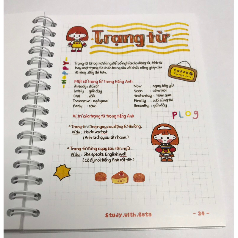 Sổ tay lò xo TIẾNG ANH TIỂU HỌC