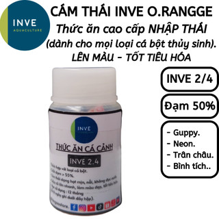 Hủ 10g cám thái inve 2/4 - 2.4 o.range - thức ăn cá bột cao cấp nhập thái | hingaostore.