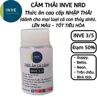 Hủ 10G Cám Inve 3/5, cám thái inve 3.5 - Thức ăn cá 7 màu, cá betta, cá thủy sinh | Hingaostore.