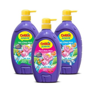 Sữa Tắm Gội cho bé Carrie Junior 700g hương Grapeberry/Cherry/Tinh chất sữa