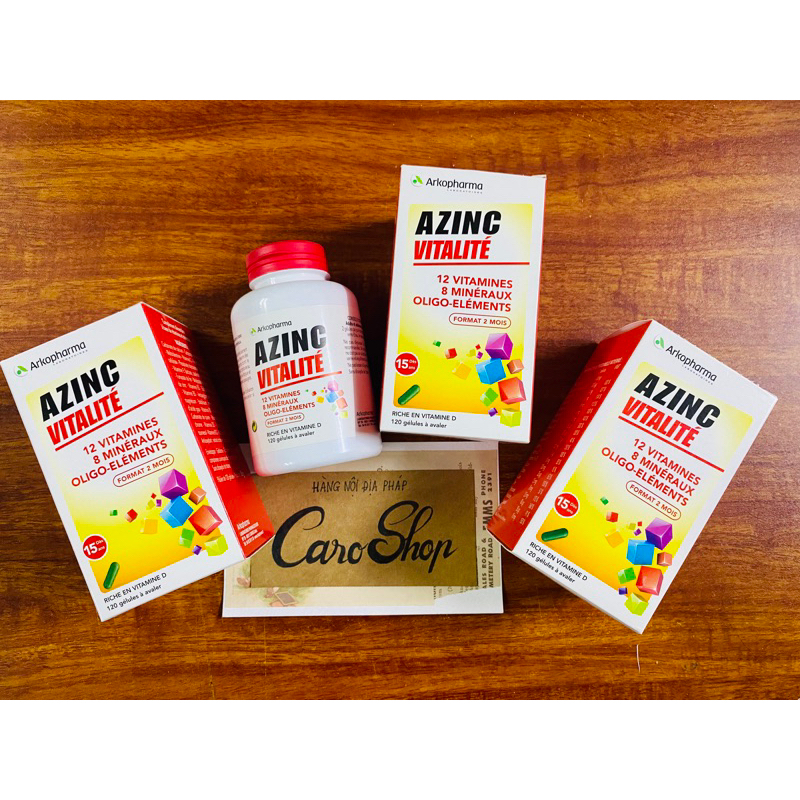 Vitamine tổng hợp AzinC Vitalite Arkopharma Nội địa Pháp