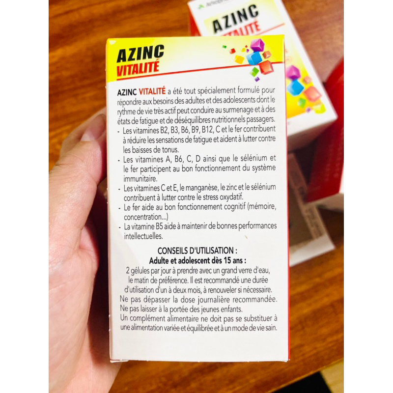 Vitamine tổng hợp AzinC Vitalite Arkopharma Nội địa Pháp