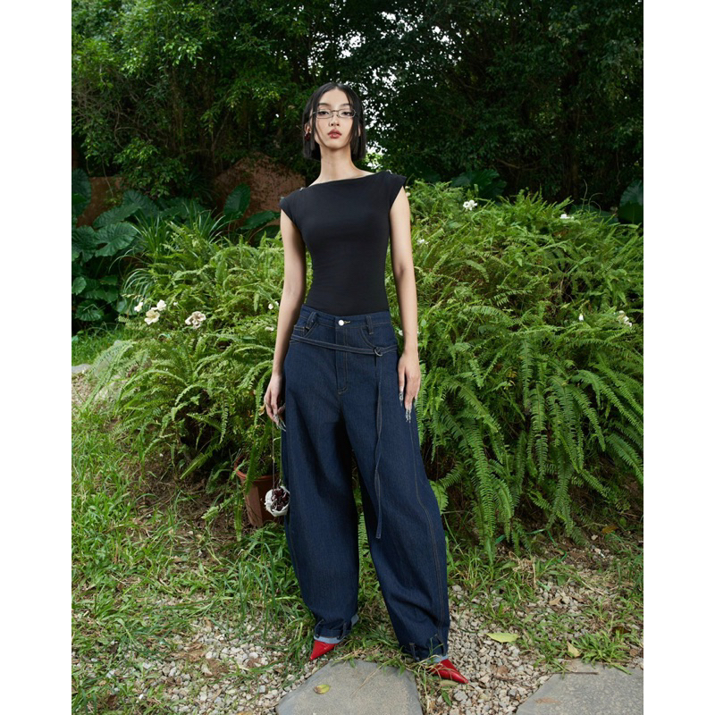 QUẦN DENIM ỐNG BOOM