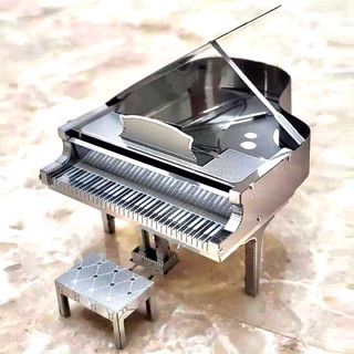 đồ chơi lắp ráp mô hình mini 3d kim loại,  Đàn Grand Piano, đồ chơi xếp hình, dụng cụ âm nhạc
