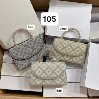 Túi quai đính đá ngọc Mới fullbox