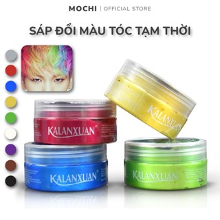  Sáp Đổi Màu Tóc Nhuộm Tóc Tạm Thời Wax Sáp Vuốt Tóc Màu Tạo Kiểu Nam Nữ Thời Trang MOCHI SHOP Xám Khói Bạc Đen 