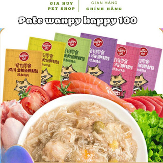 Pate Happy gói 70gr- Pate Cho Mèo happy 100 giahuypetshop