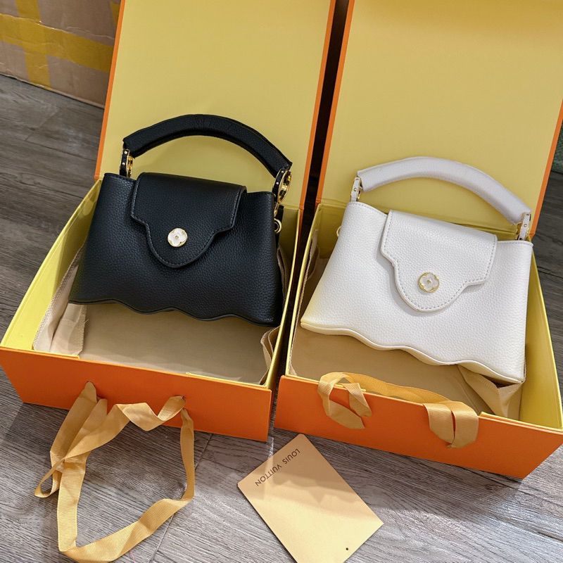 Túi L.V Sóng capu Quai Xách size 20 Fullbox