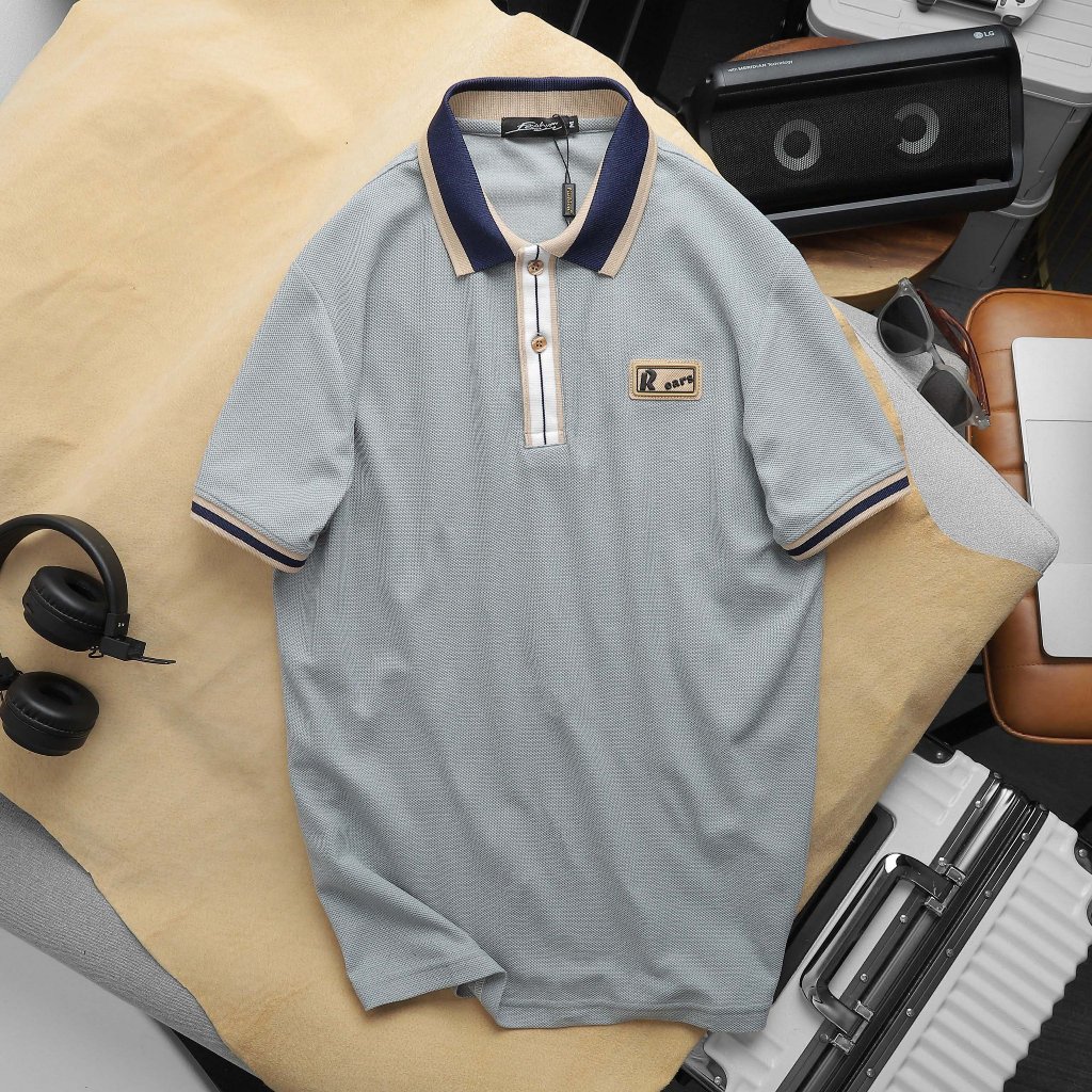 Áo thun polo nam hàng thiết kế phong cách hiện đại