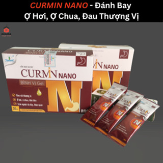 1 Hộp Curmin Nano Bình Vị Gel - Hỗ trợ dạ dày, tá tràng, đại tràng- Hộp 30 gói.