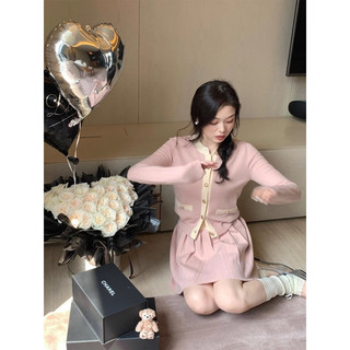 Set váy len 2 món hot hit hồng baby🎀