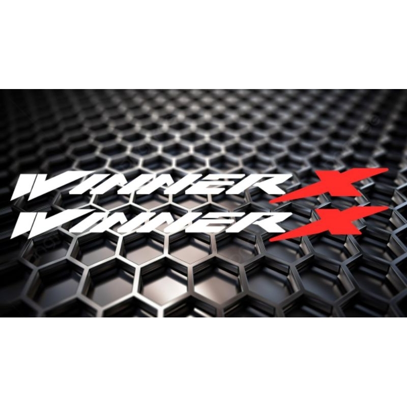 TEM XE  WINNER X-V3 2 chiếc tem định hình không viền trang trí Honda WINNER x-v3