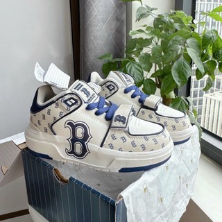 Giày mlb xanh nhạt chữ b hàng cao cấp nam nữ,giày thể thao boston red sox - bản cao cấp | fullbox