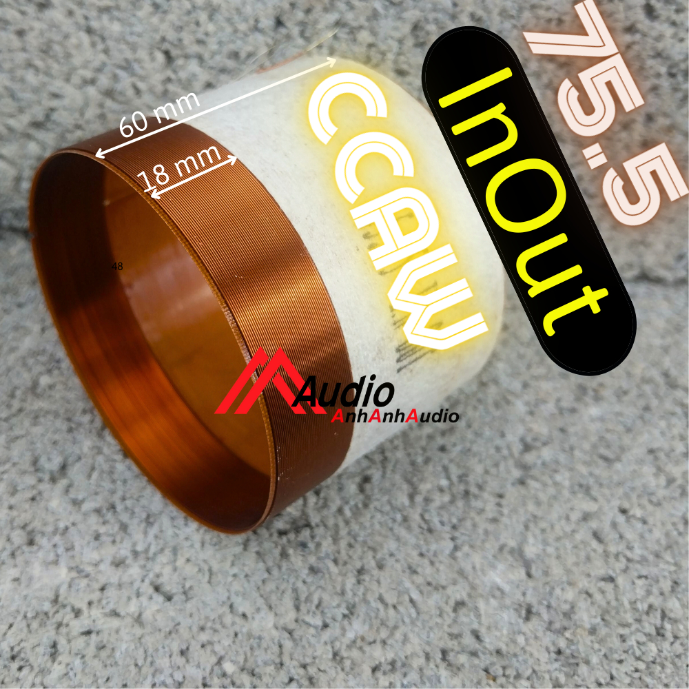 Coil loa In Out lớp trong lớp ngoài 75 75.5 đến 77