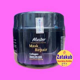 HẤP DẦU PHỤC HỒI TÓC MAXWELL MUSTER COLLAGEN REPAIR 600ML