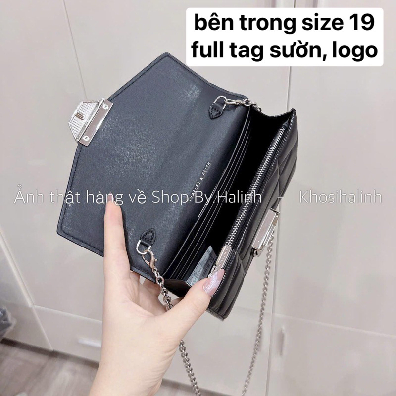 Túi Đeo Chéo Vân Trám Dáng Bì Thư Xuất Dư 2 Size