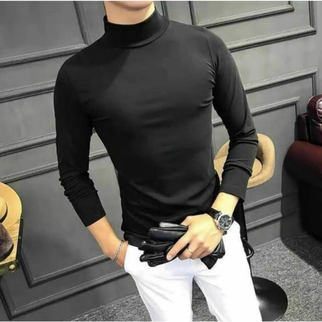 Áo thun nam dài tay, áo giữ nhiệt nam co dãn 4 chiều lót nỉ