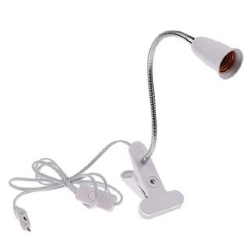 Chân đèn để bàn, kẹp dài 50cm , Chân đèn led đui xoáy